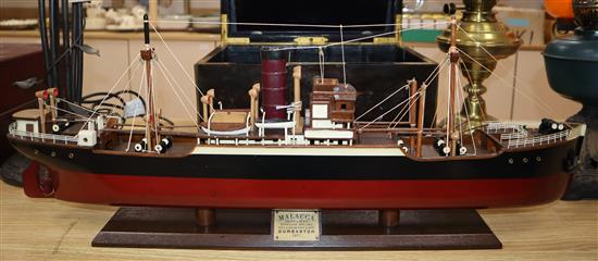 A model ship Dumbarton height 68cm